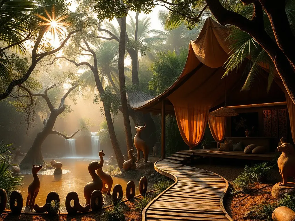 In Central Java, an eco-resort aims to build sustainability through creativity