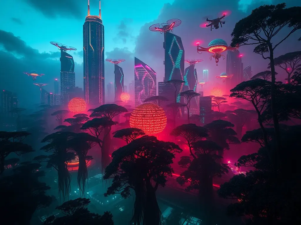 In Other Worlds by Liam Young Reimagines Cities, Landscapes, and Climate Futures at the Barbican Centre