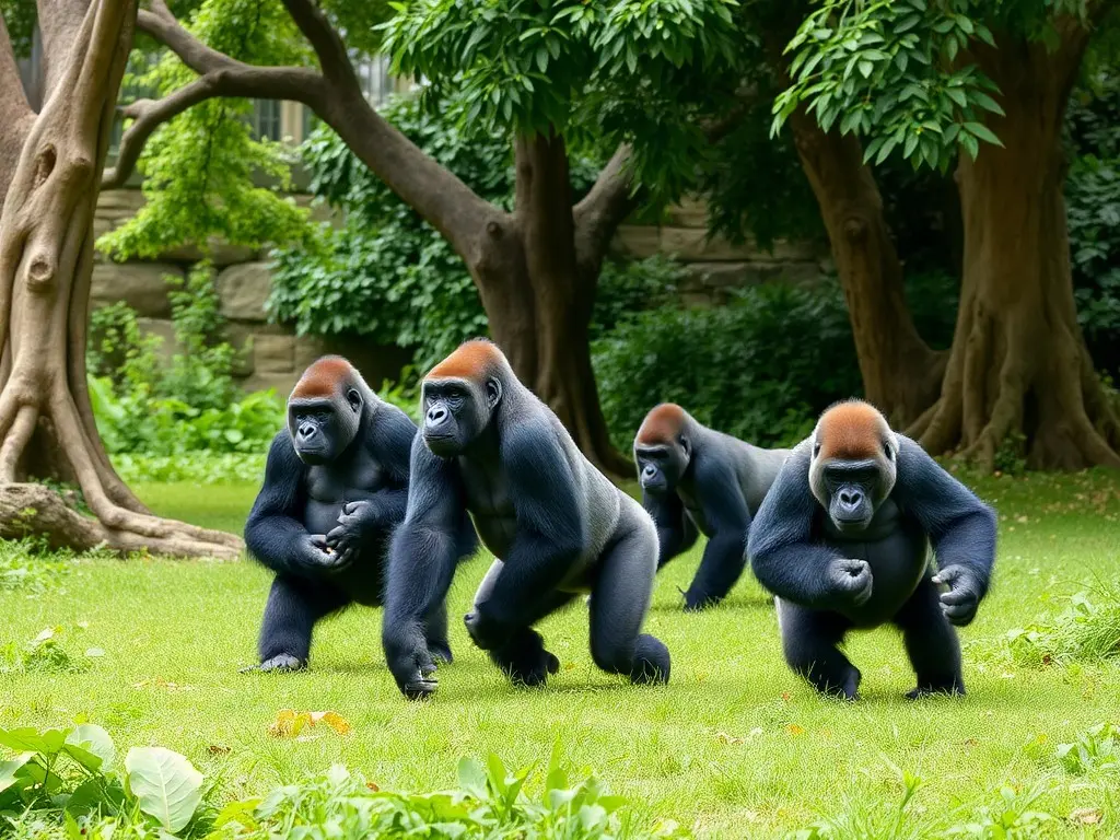 In pictures: Princess Anne opens gorilla enclosure