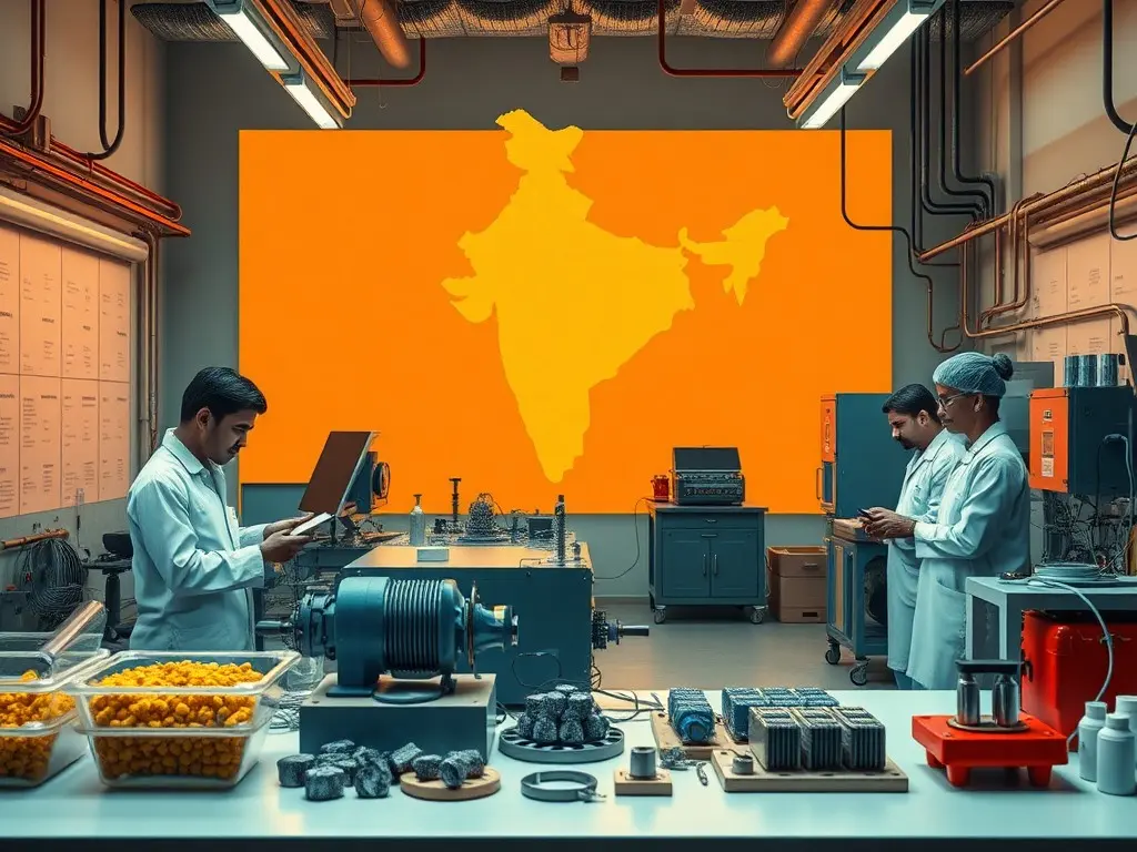 Indian material for magnet making
