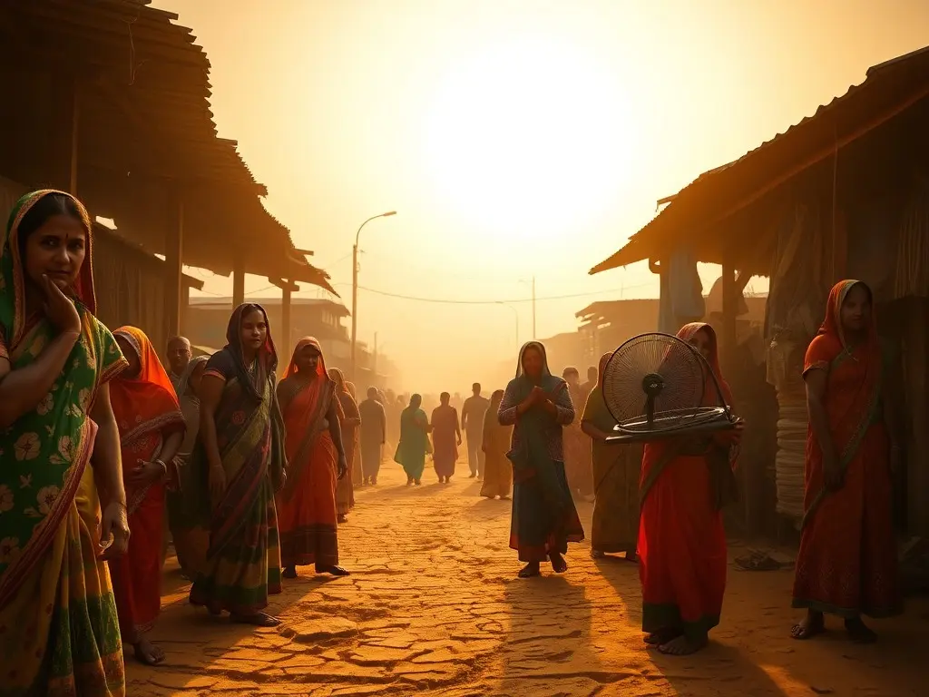 India’s women workers turn to heat insurance as soaring temperatures threaten health and livelihoods
