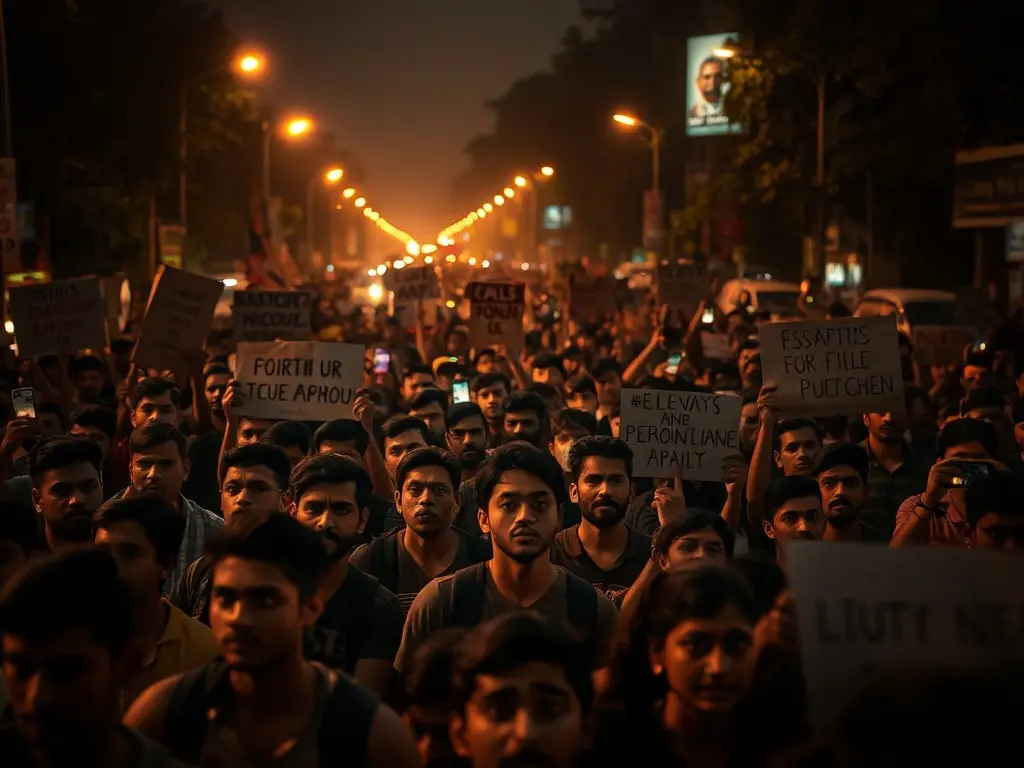 India’s youth strain to be heard in angry ‘cockroaches’ New Delhi march
