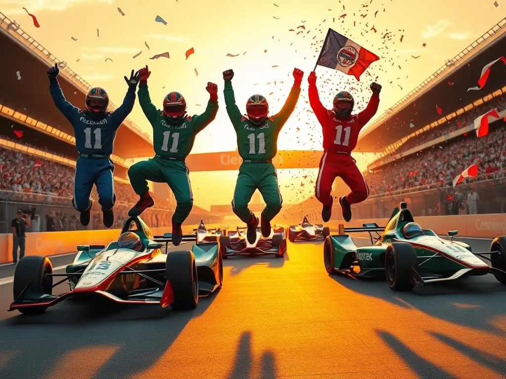 IndyCar celebrating 2026 World Cup with drivers wearing special firesuits for home countries