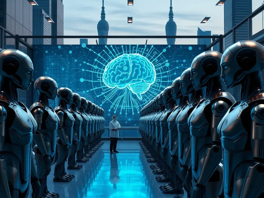 Inside China’s Push to Build a Shared ‘Super Brain’ for Humanoid Robots