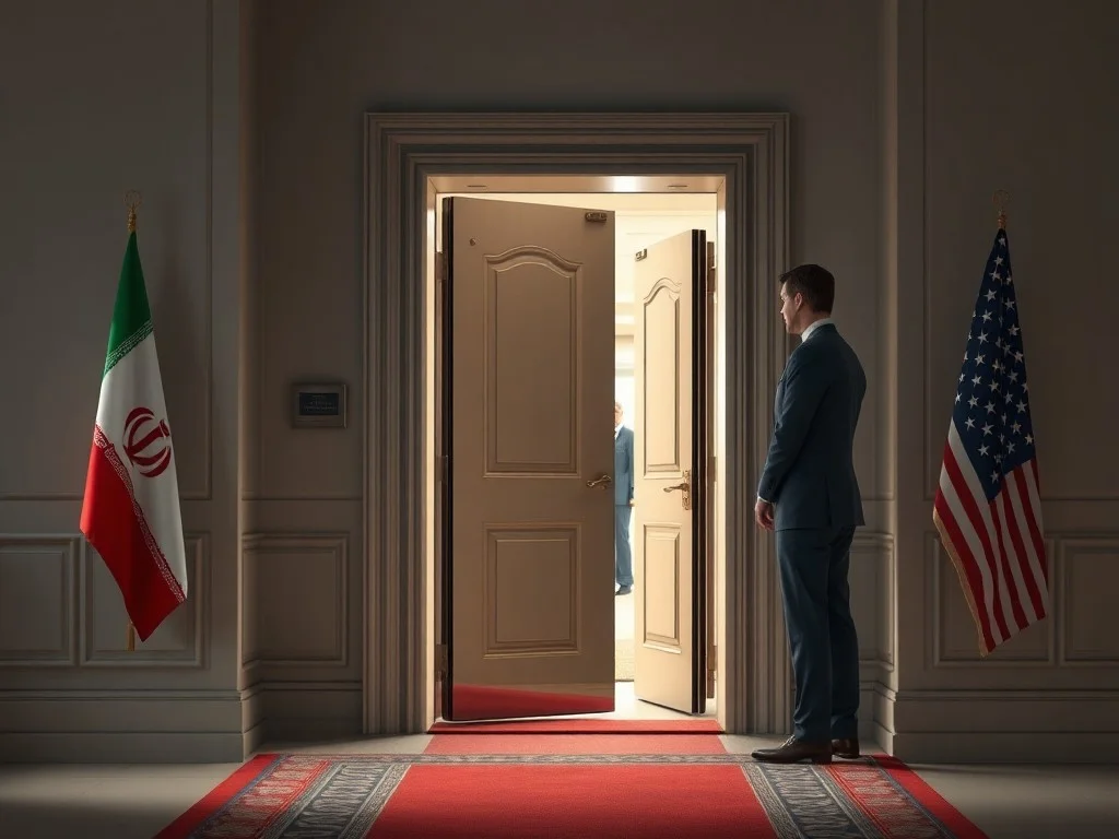 Iran leaves door open for peace talks as hunt for missing US pilot continues