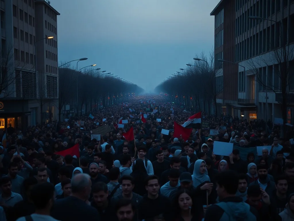 Iranian President and Foreign Minister join pro-regime demonstrations in Tehran