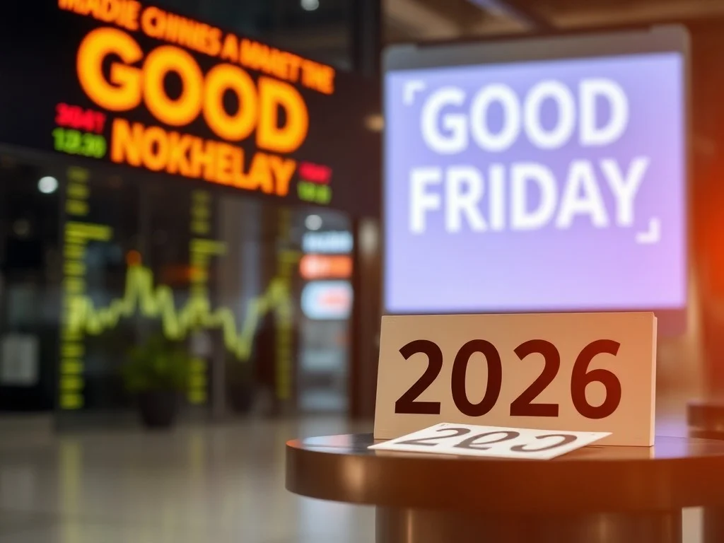 Is stock market open on Good Friday 2026, is it a bank holiday?