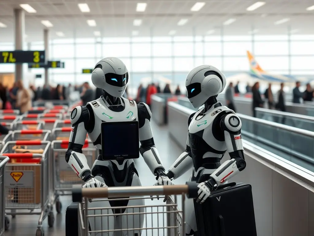 Japanese Airport Trialing Humanoid Robots as Baggage Handlers