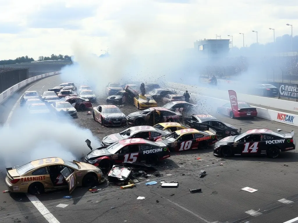 Joey Logano and Bubba Wallace React to Big One at Talladega