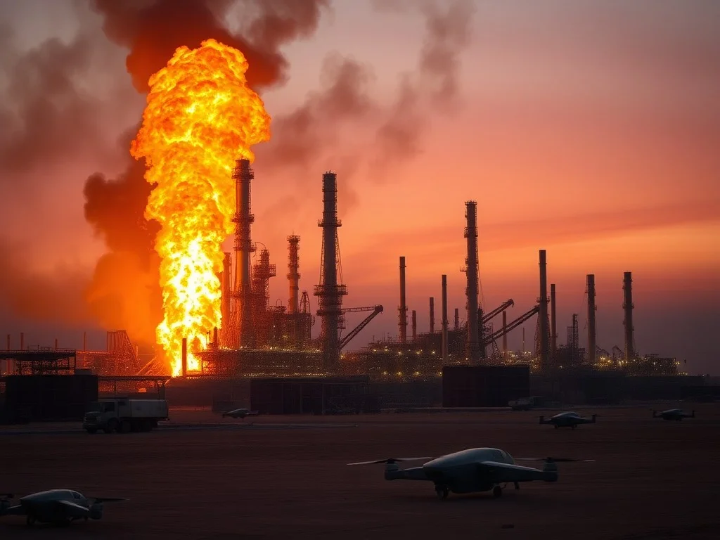 Kuwait oil refinery hit by drone attack as Trump threatens to strike Iran's bridges and power plants