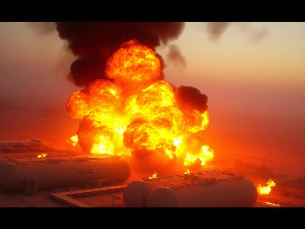 Kuwait says Iran drone attack sets airport fuel tanks ablaze, no casualties