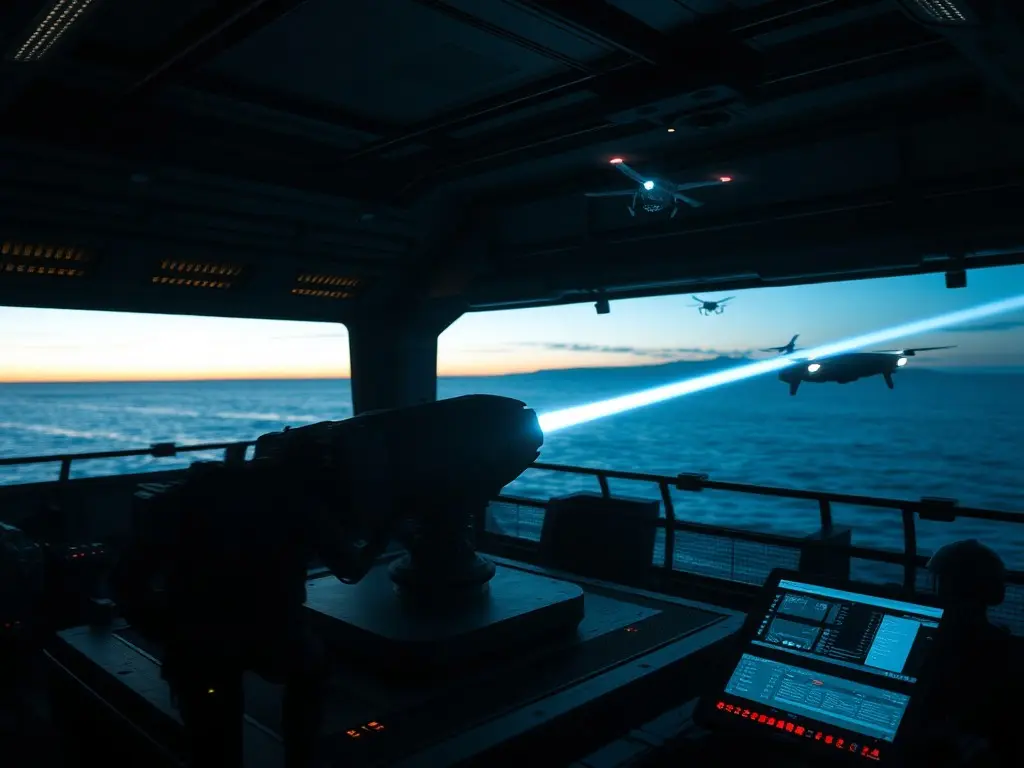 Laser energy weapon training begins for US Navy to effectively blind unmanned aerial threats