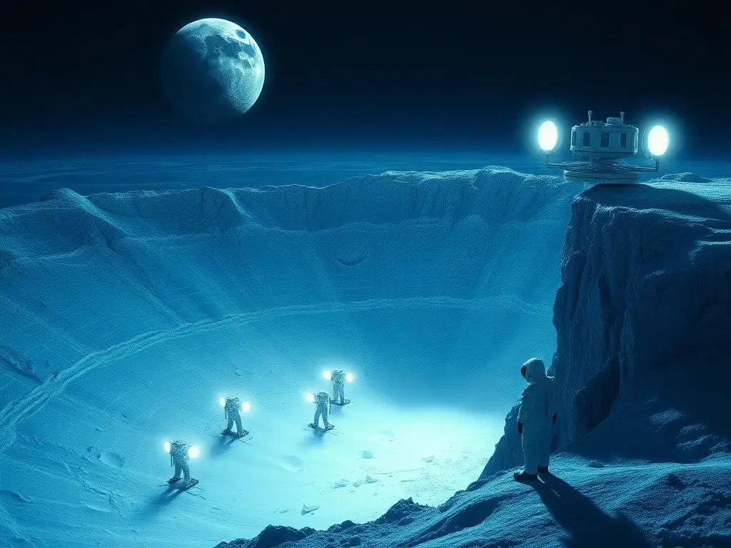 Lasers in moon craters could create a lunar GPS system