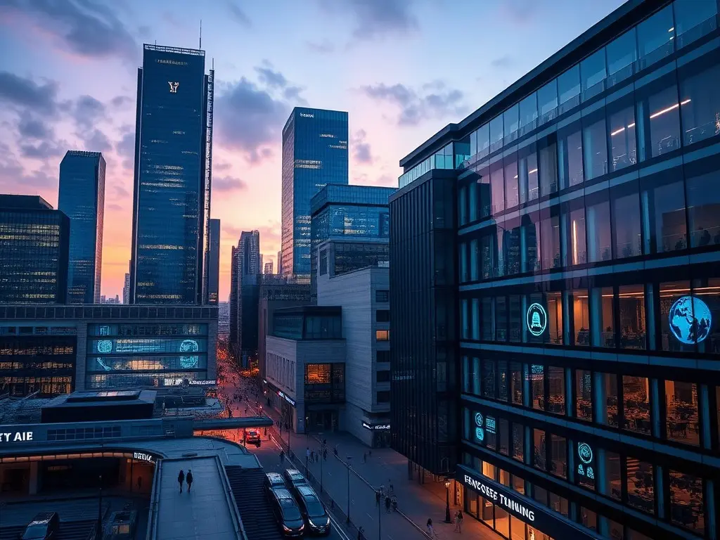 London AI office space leases rise tenfold in year