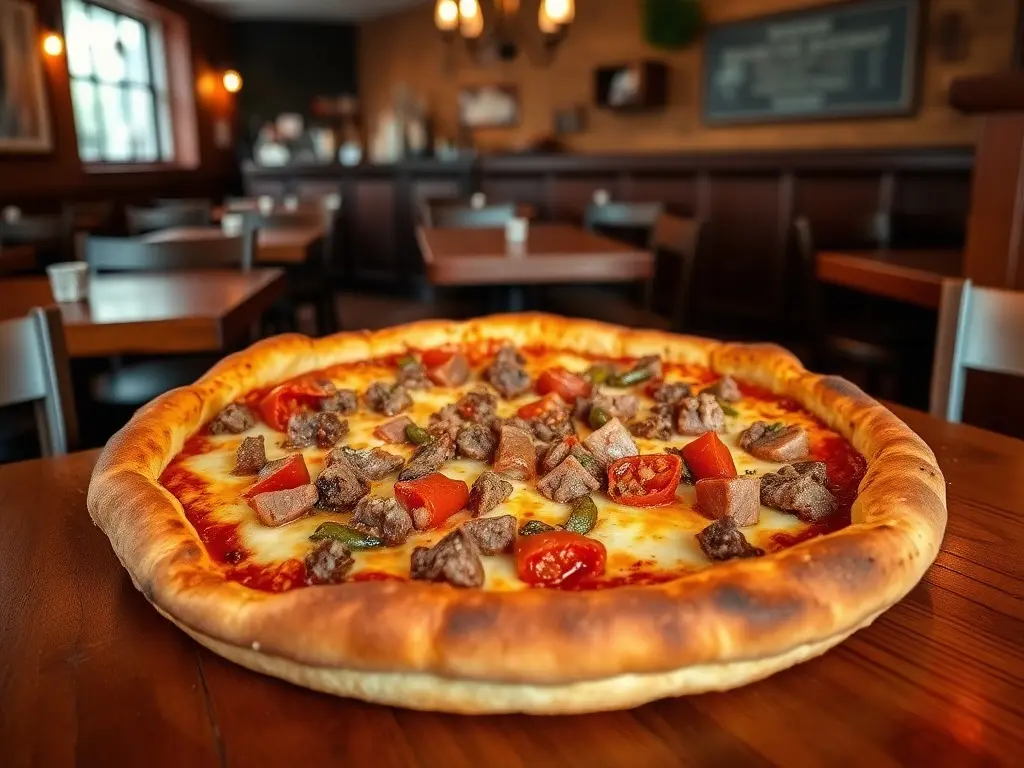 Lou Malnati's turns the classic Italian beef into a deep-dish pizza