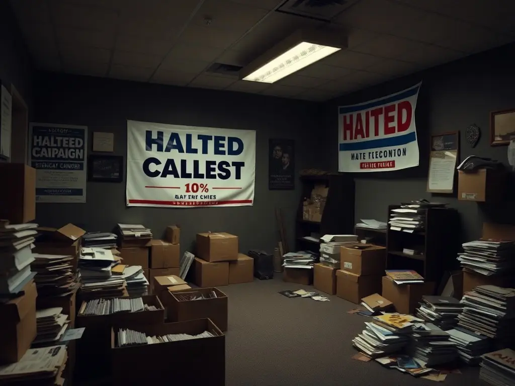 Maine Governor Suspends Senate Campaign Due to Lack of Funds