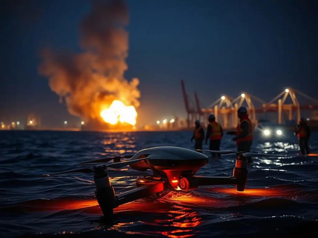 Maritime drone explodes in Romania's Constanța Port, no injuries reported