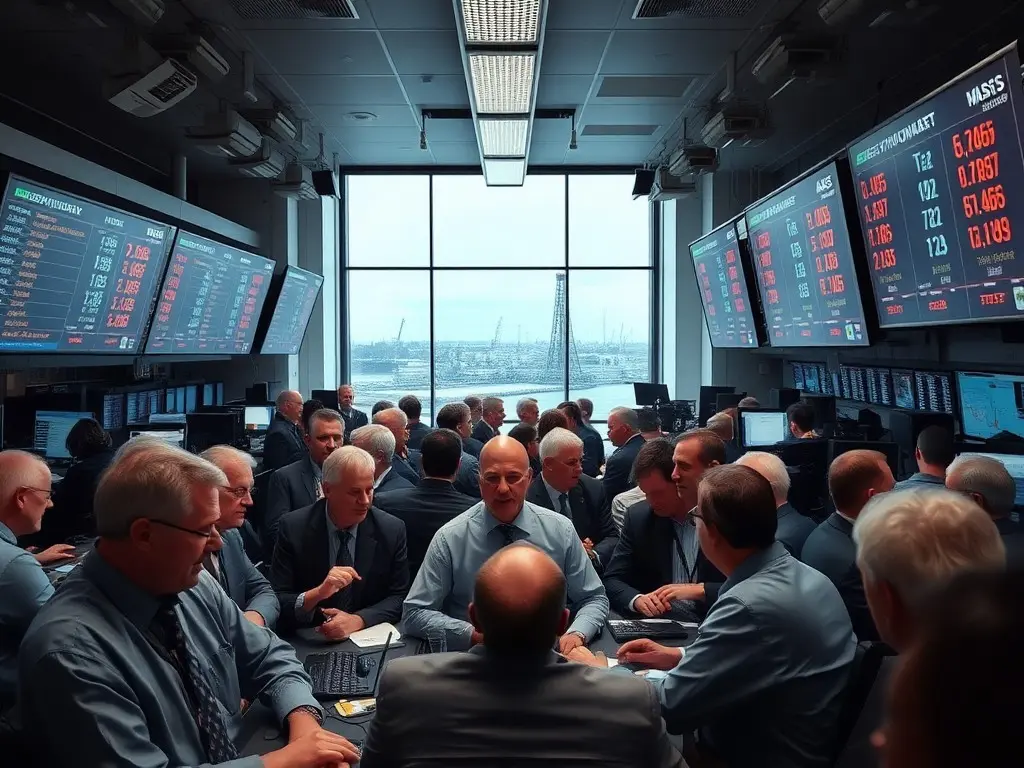 Markets on Wall Street are mixed as oil prices soar, lifting energy company stocks