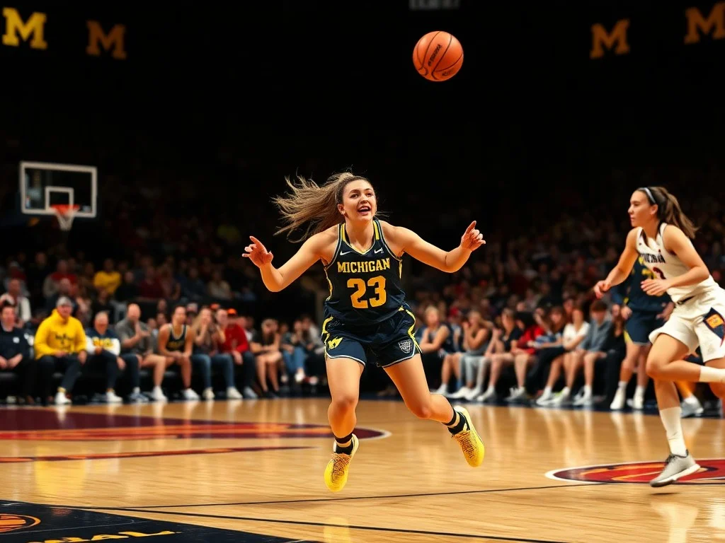 Michigan cruises past Louisville to make women's Elite Eight: Highlights
