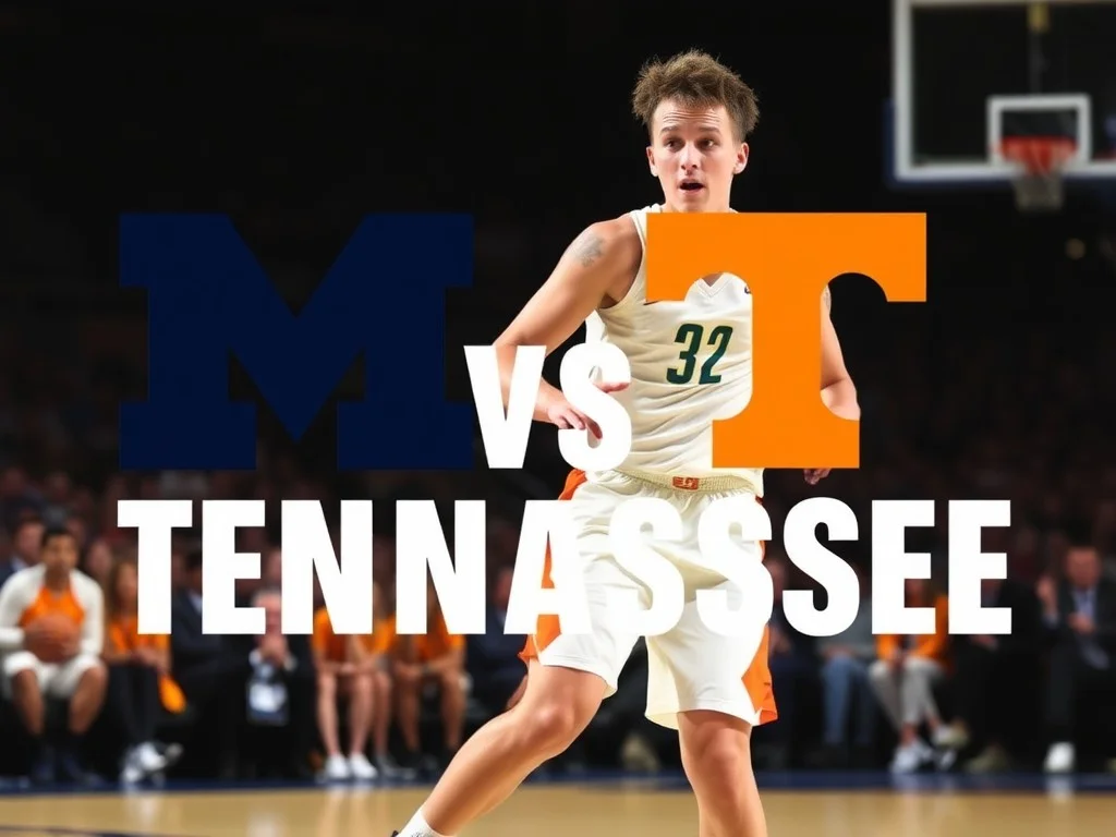 Michigan vs Tennessee live March Madness updates: Game score, Elite 8 highlights