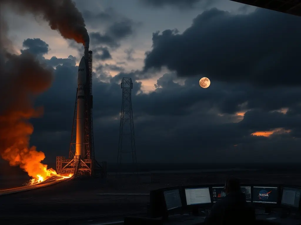 Nasa names Artemis III crew, but a rocket explosion has thrown US Moon plans into turmoil