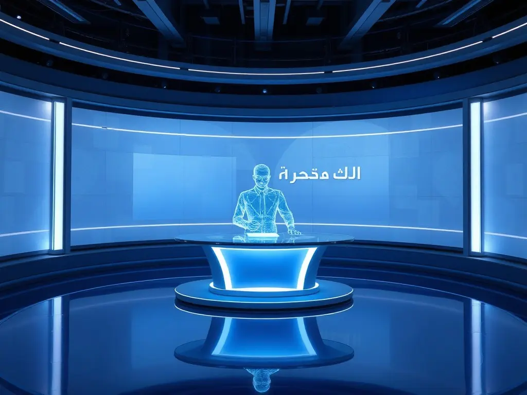 News anchor generated with AI appears in Kuwait