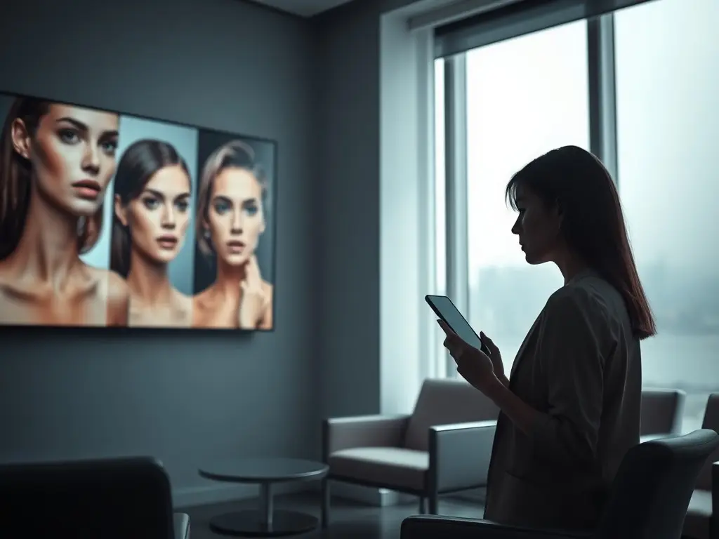 Not even Photoshopped: Plastic surgery clinics turn to AI for ads