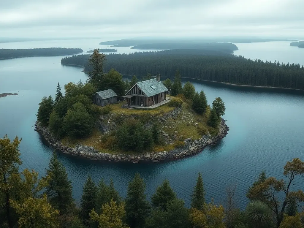 Off-grid $400K cabin on a private Down East island selling for the first time in 40 years