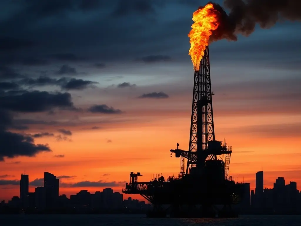 Oil prices keep spurting higher, while US stocks edge further from their record heights