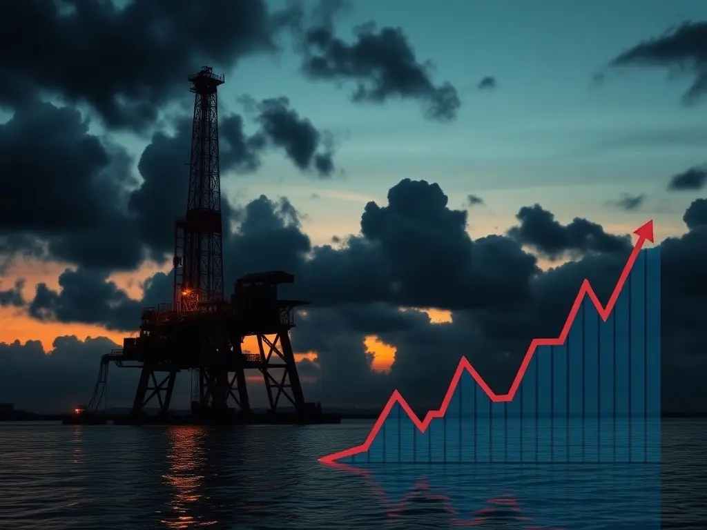 Oil prices rise with eyes on Iran, UAE; AI concerns weigh on stocks