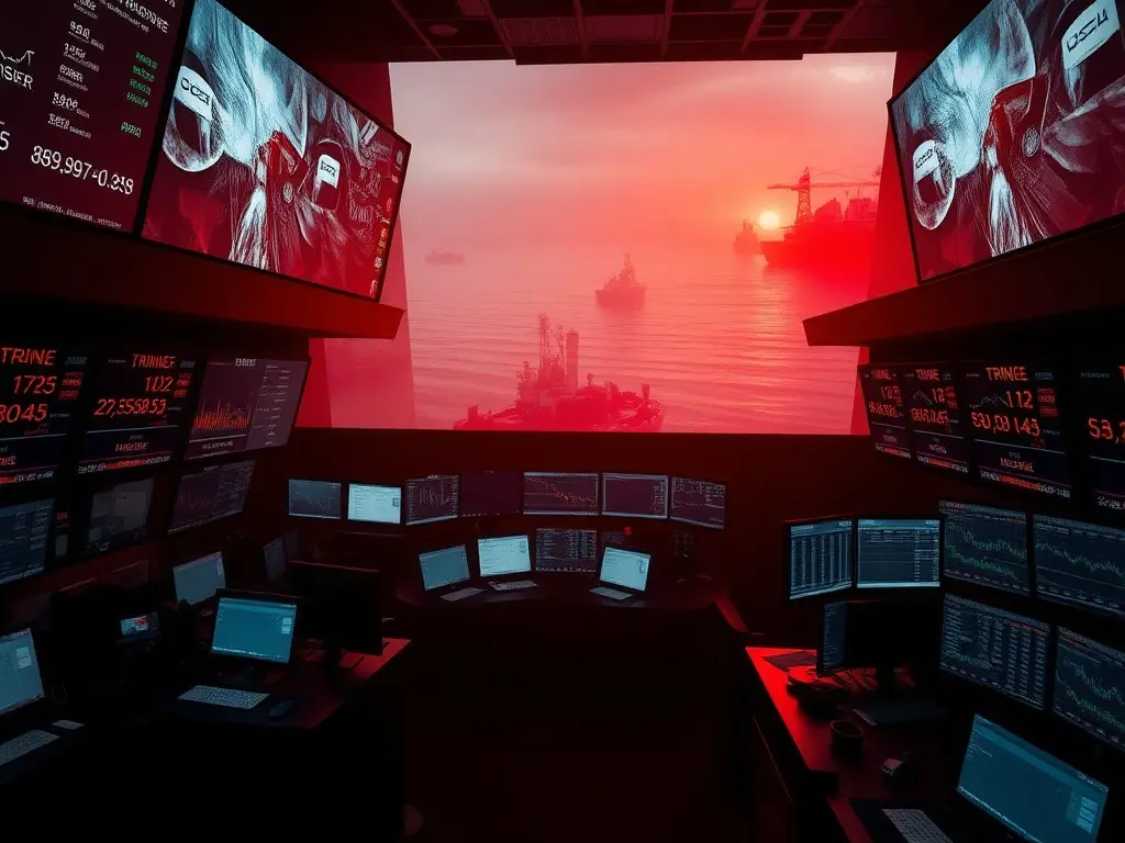 Oil spikes while stocks slide ahead of US Fed rate decision