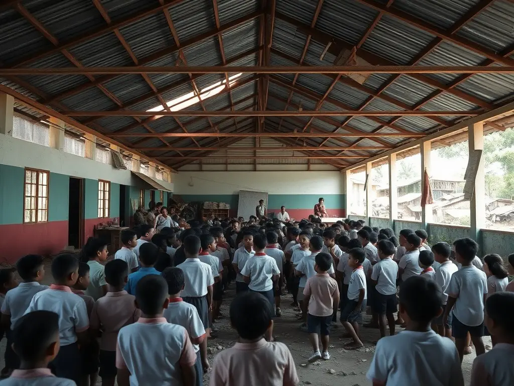 Philippines earthquake: Panic at school assembly as strongest quake in decades kills 4, injures over 200 | Video
