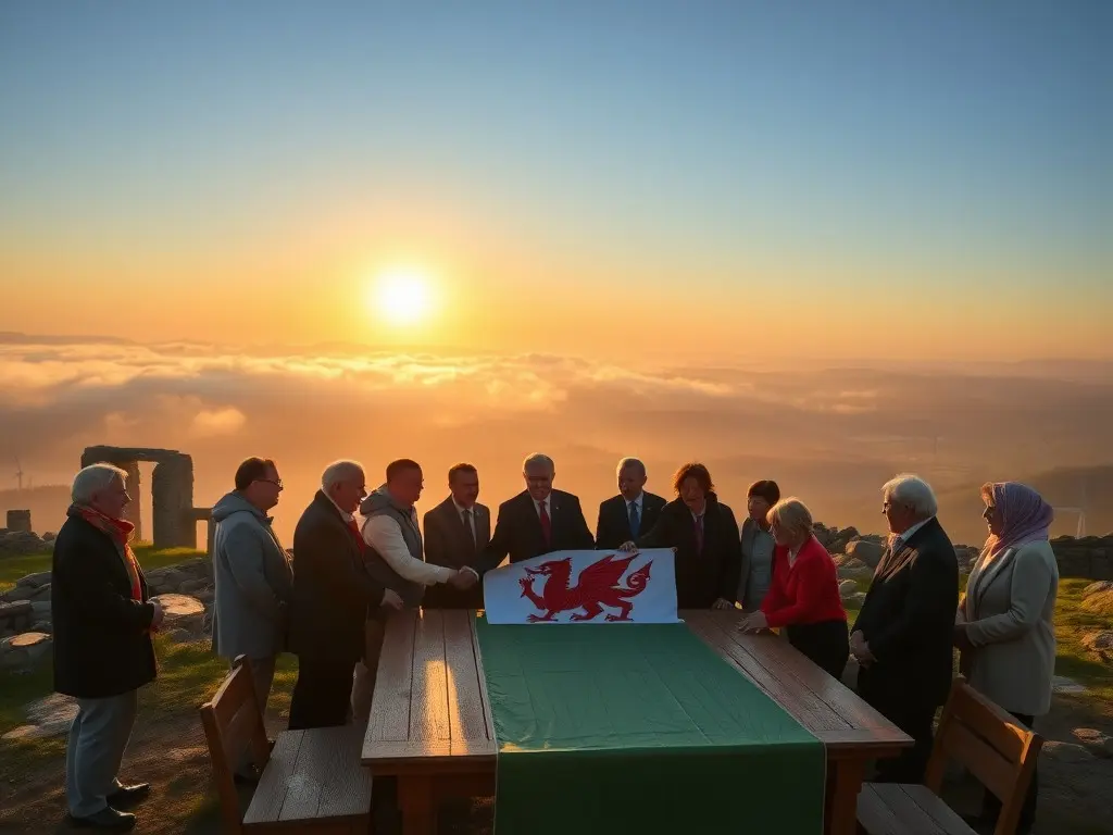 Plaid Cymru leader says he hopes to be made first minister as early as Tuesday