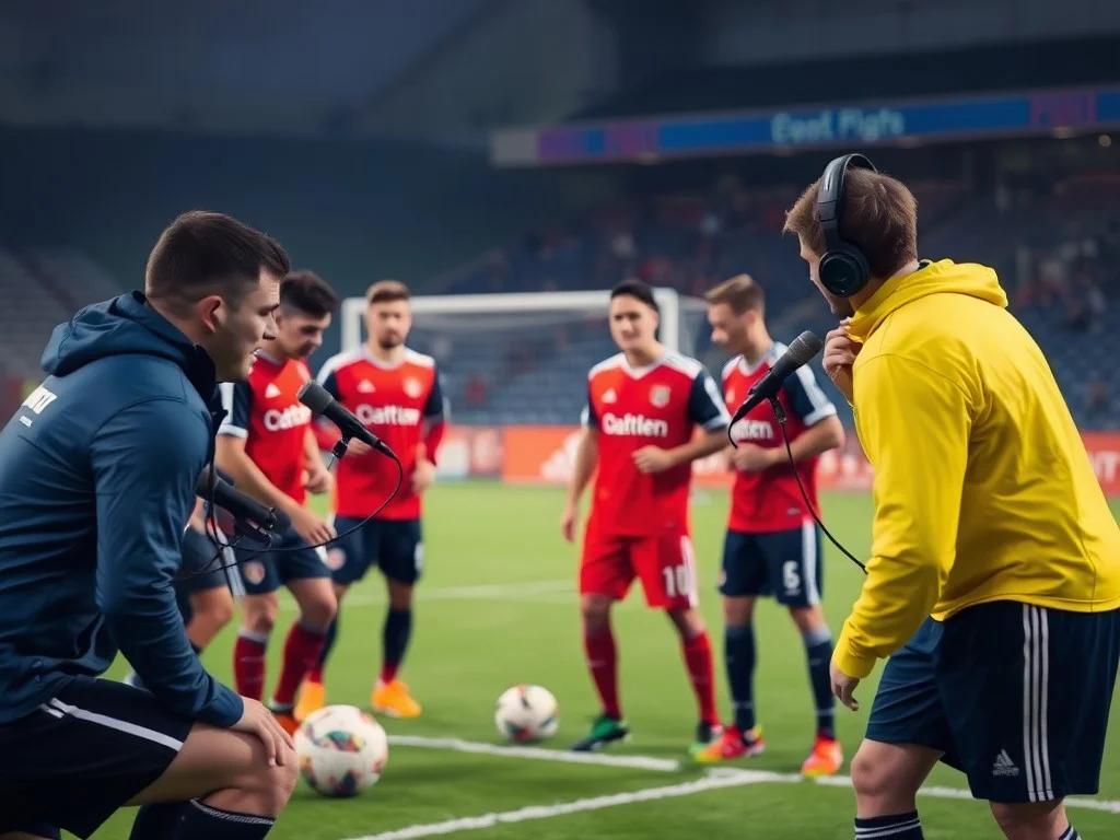 Podcast football team gears up for 'biggest Sunday league game'