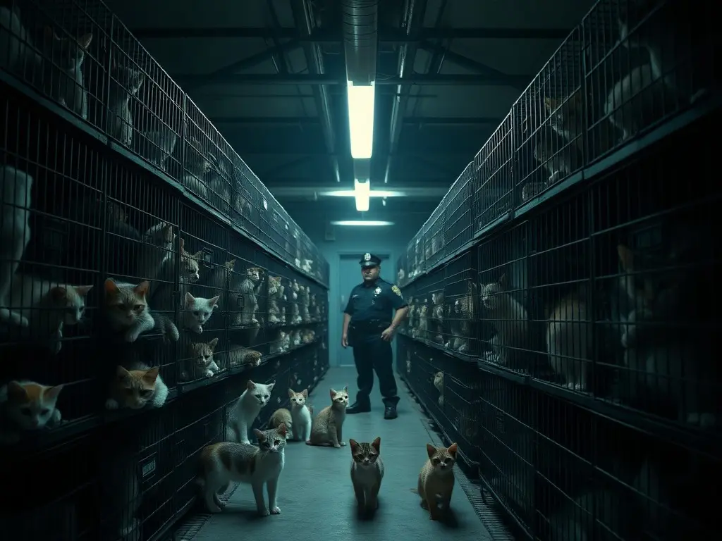 Police rescue hundreds of cats from being eaten in Vietnam with bust of major animal theft ring