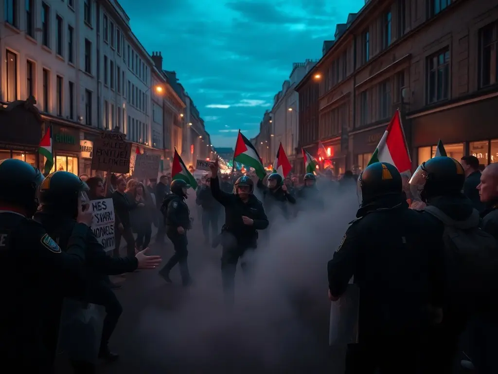 Protesters attacked, arrested in London demo against Great Israeli Real Estate event