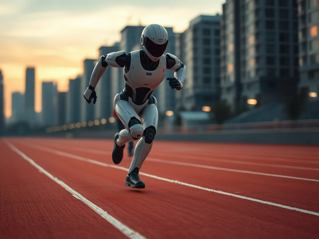 Robot smashes human record in half-marathon – as another self-destructed