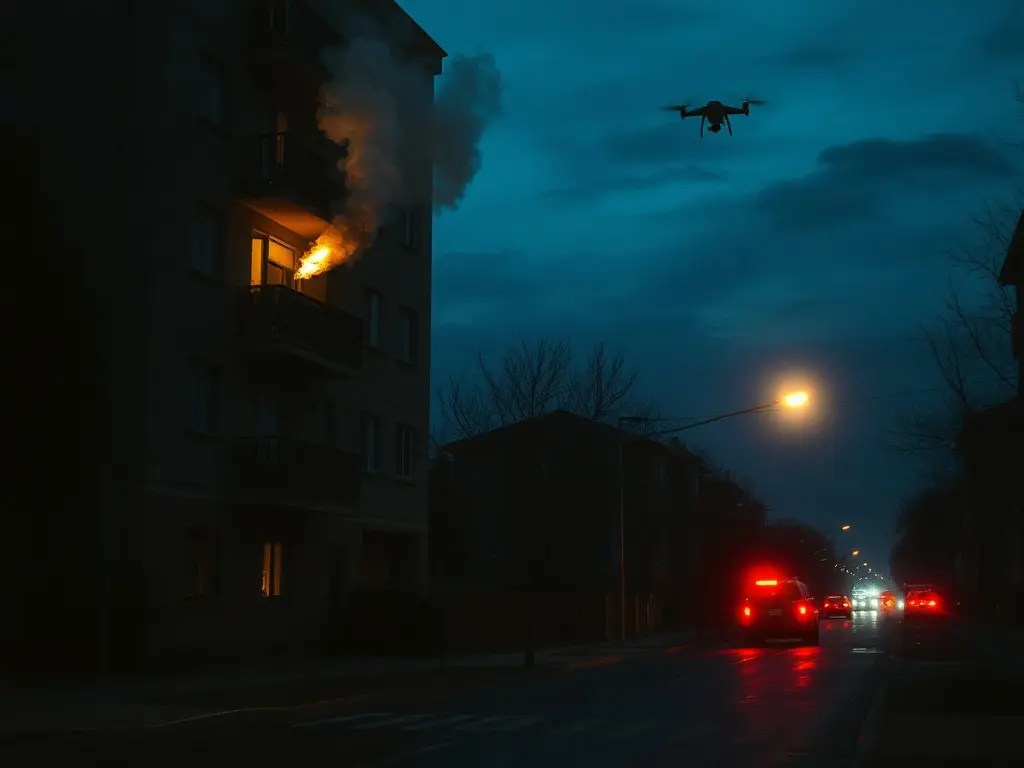 Russian Drone Targeting Ukraine Hits Apartment Building in Romania, Injuring 2, Officials Say