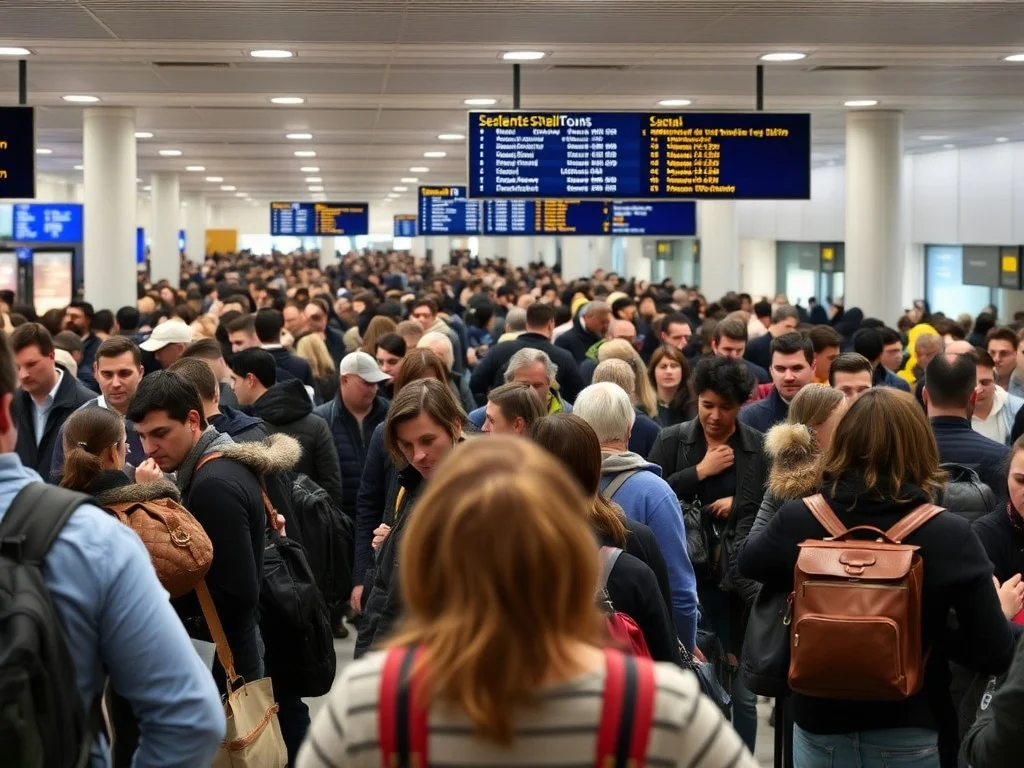 Ryanair, Jet2 and easyJet advice after European airports hit with longer queues