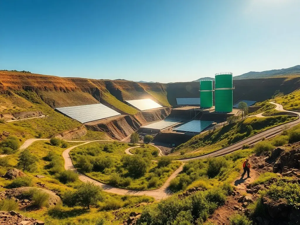 Scars of Mining Healed With Green Technology