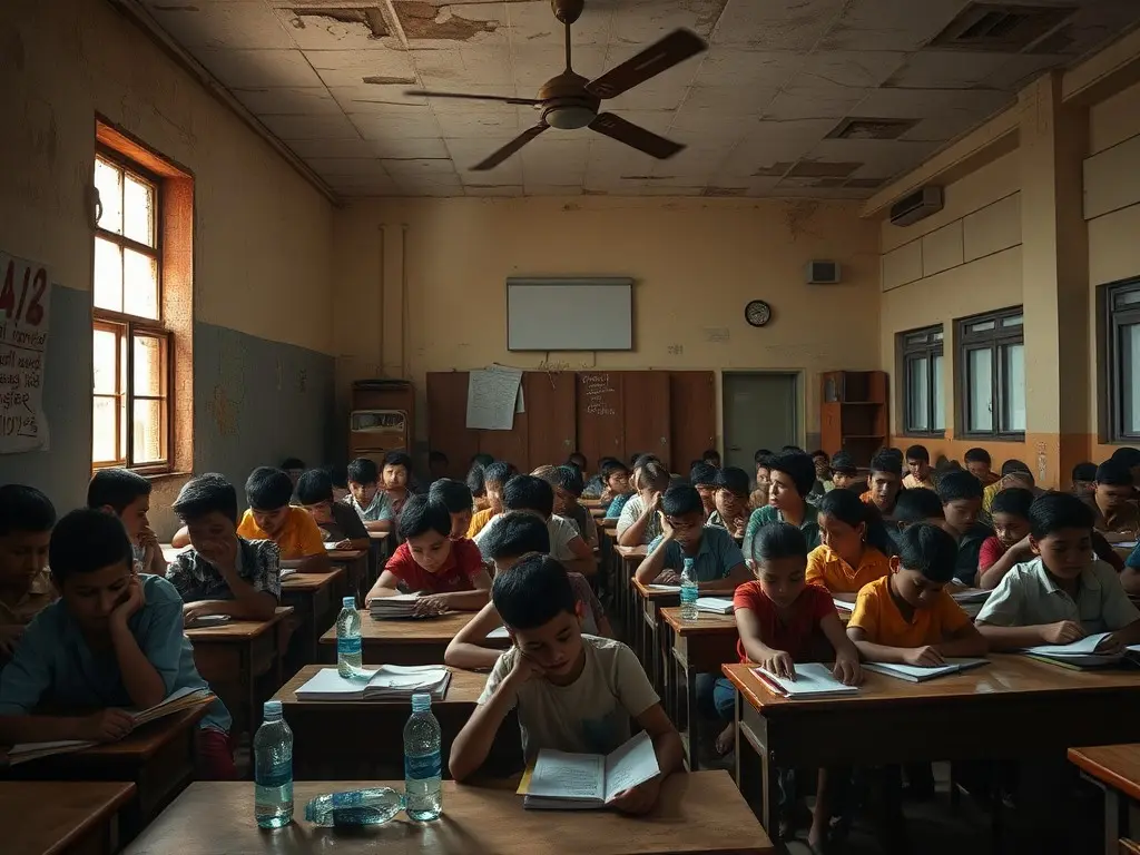 School in hot world: what research is saying about children’s health, learning