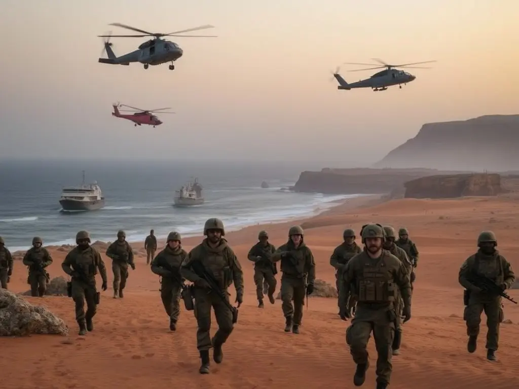 Search underway for 2 American troops missing in Morocco