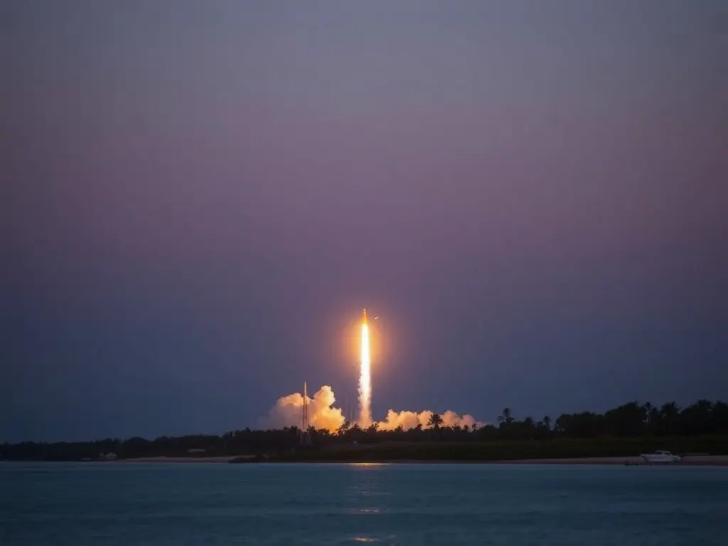 See photos of SpaceX Falcon 9 rocket launching cargo to ISS from Florida