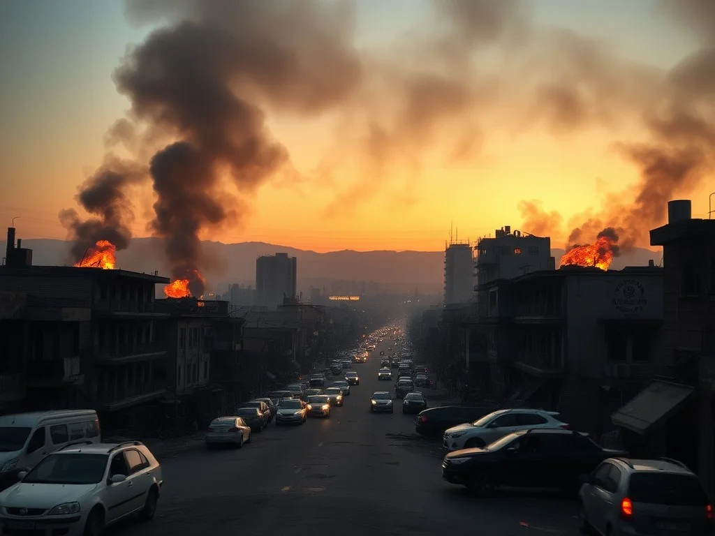 Several injured in Iranian missile attack on Tel Aviv; several injured amid escalating conflict