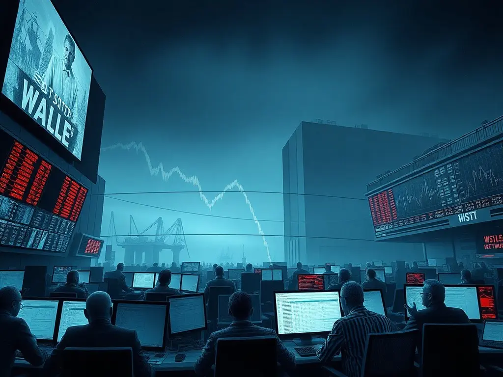 Sinking AI stocks and rising oil prices weigh on Wall Street