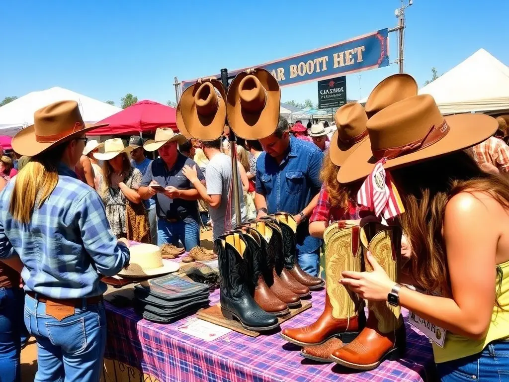 Stagecoach 2026: How to get personalized cowboy boots, hats at festival