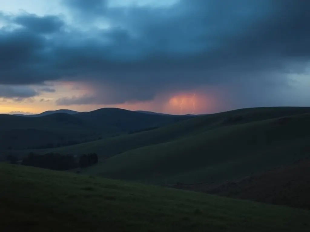 Storms overnight follow Met weather warning