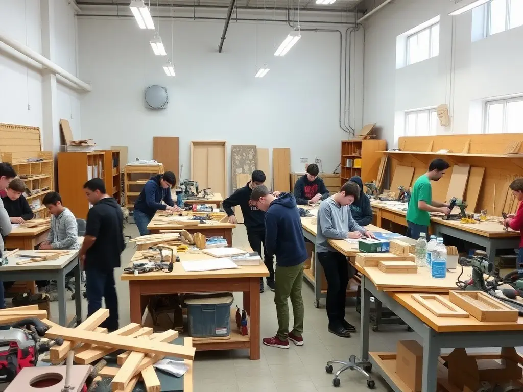 Support to lift cultural status of vocational training to equal a University education