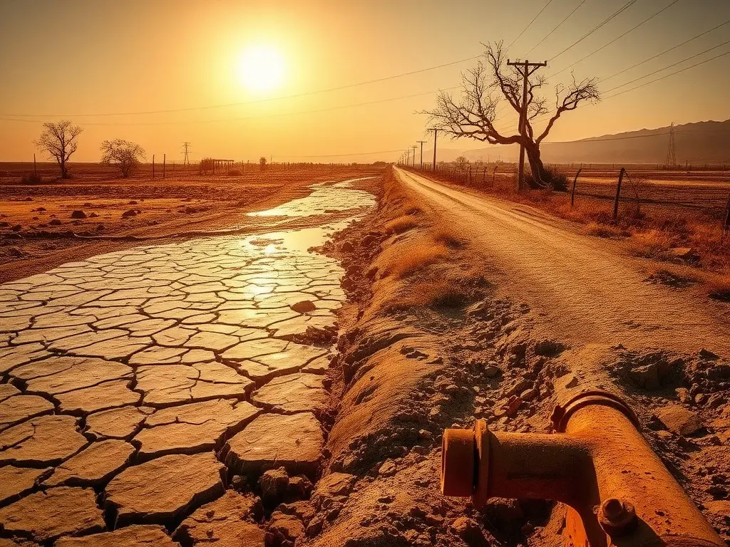 The areas where thousands face water shortages in record heatwave
