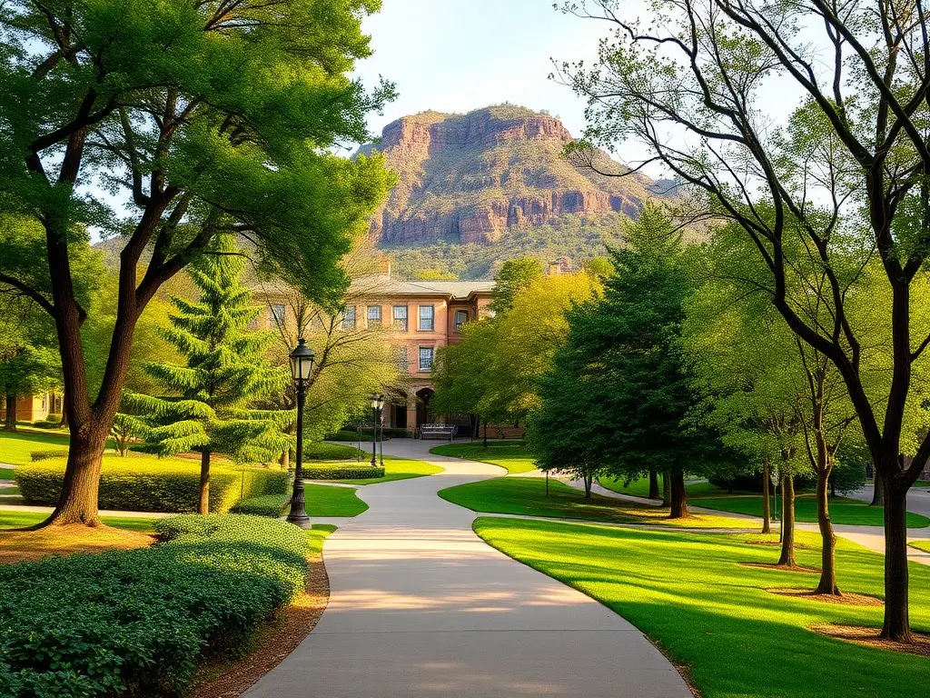 The easiest way up Bascom is around it